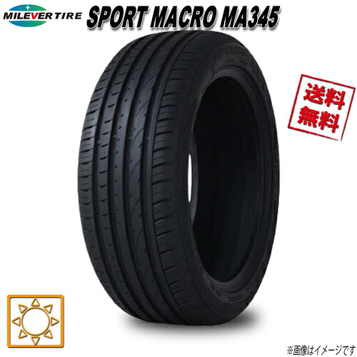 165/40R17 72V XL 4本セット ミレバ―タイヤ スポーツマクロ MA345 夏タイヤ 165/40-17