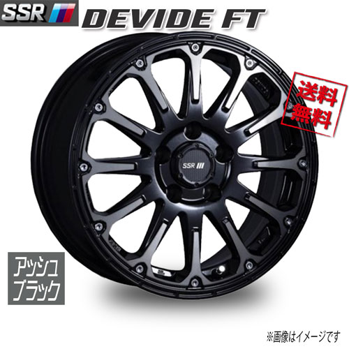 SSR DEVIDE FT アッシュブラック 16インチ 5H114.3 7J+35 1本 73 業販4本購入で送料無料|トリプルウィン