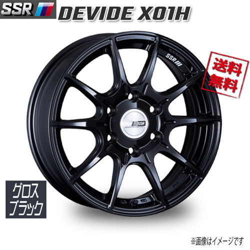 SSR DEVIDE X01H グロスブラック 16インチ 6H139.7 6.5J+38 4本 106.1 業販4本購入で送料無料|トリプルウィン