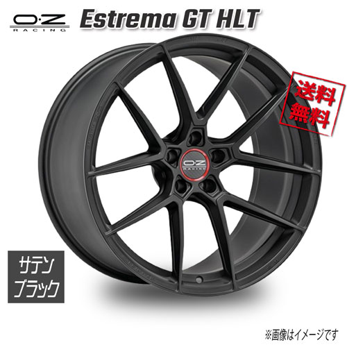 OZ Estrema GT HLT サテンブラック 21インチ 5H112 10J+12 4本 75 業販4本購入で送料無料|トリプルウィン