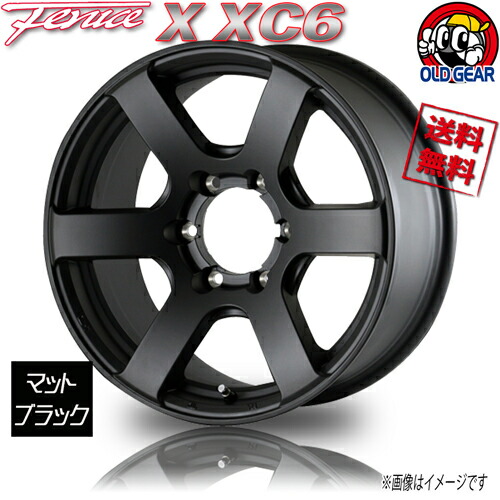 ホイール新品 1本のみ ドゥオール フェニーチェ クロス XC6 マットブラック 17インチ 6H139.7 8J+20 業販4本購入で送料無料 プラド ハイラックス サーフ FJクルーザー|トリプルウィン