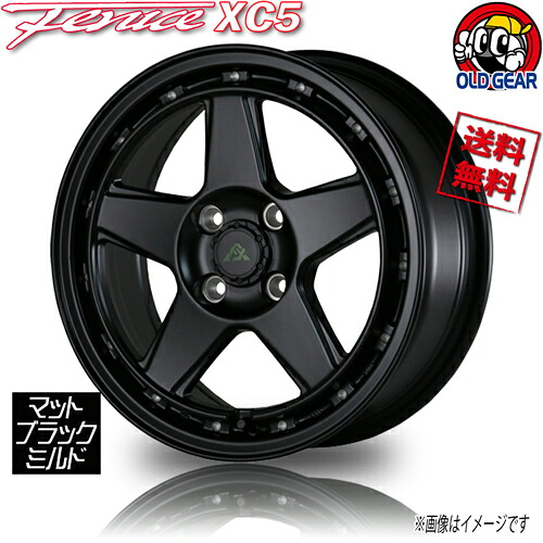 ホイール新品 1本のみ ドゥオール フェニーチェ クロス XC5 マットブラックミルド 16インチ 4H100 6J+40 業販4本購入で送料無料 アクア アルト ラパン ミラ ワゴンR オバフェン|トリプルウィン