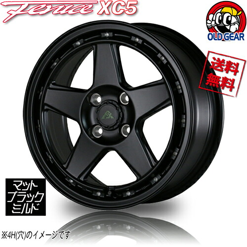 ホイール新品 4本セット ドゥオール フェニーチェ クロス XC5 マットブラックミルド 16インチ 5H114.3 7J+38 業販4本購入で送料無料 RAV4 アウトランダー エクストレイル デリカD5|トリプルウィン