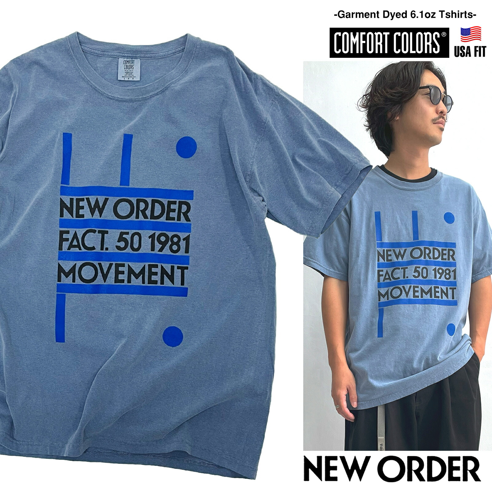 値下げ　新品未使用　ニューオーダー　Tシャツ　サイズXL　New Order WAVE × New Order】 Power, Corruption & Lies SMALL LOGO TEE
