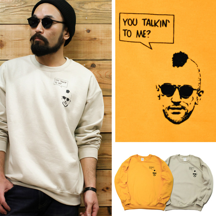 TAXI DRIVER「タクシードライバー」「TRAVIS」「YOU TALKIN' TO ME」映画　スウェット　トレーナー