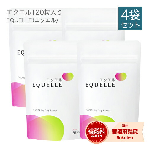 【ご予約品】 その4 120粒 パウチ エクエル - 健康用品