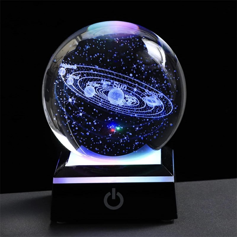 太陽系 3Dレーザー彫刻 クリスタルボール 宇宙ガラス 高級なK9クリスタル製 楽天市場】3D宇宙 K9クリスタルボール 太陽系 模型 誕生日プレゼント