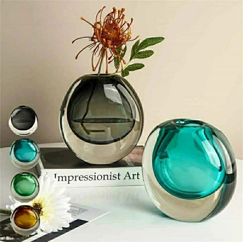 楽天市場】クリアガラスコンポート Mサイズフラワーベース