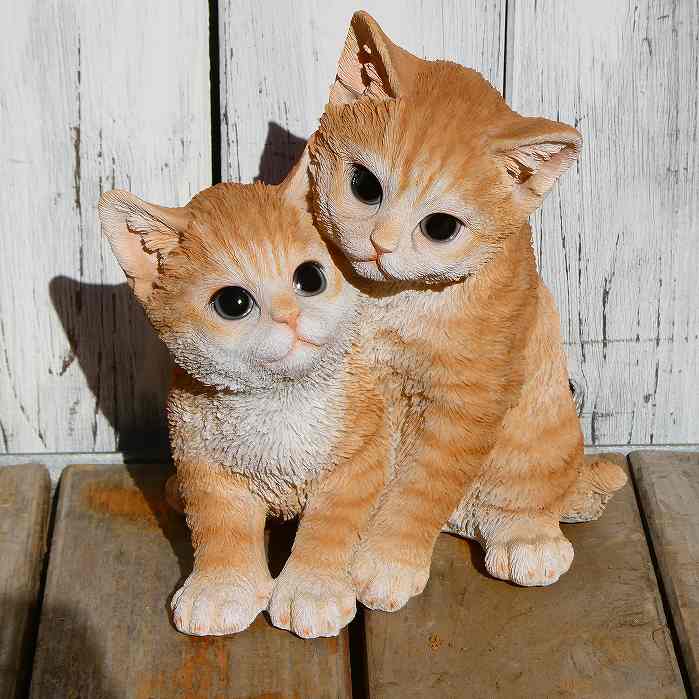 楽天市場】本物そっくりリアルでかわいいじゃれる茶トラ猫