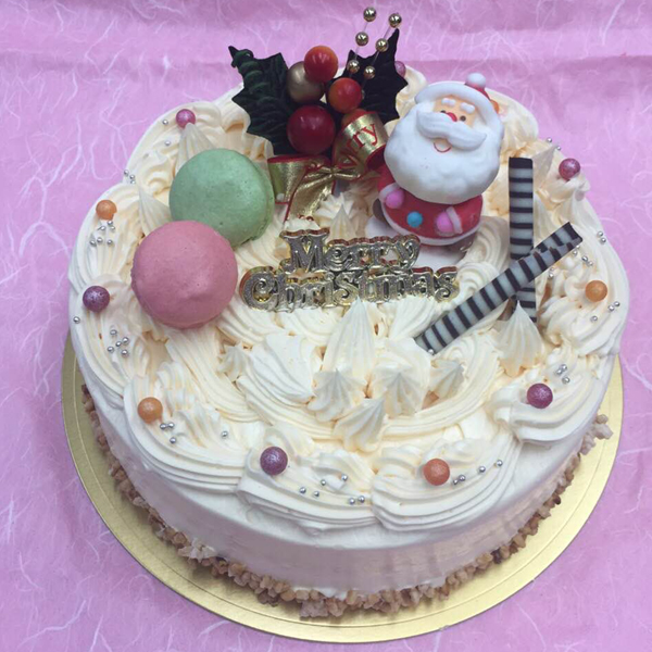 楽天市場 クリスマスデコレーションケーキ バタークリームケーキ５号 お花茶屋コシジ洋菓子店