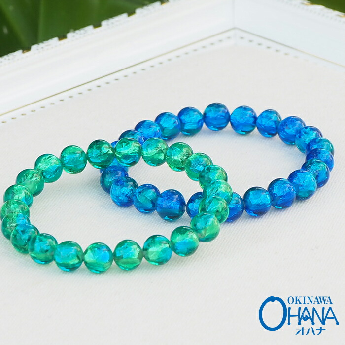 クーポン配布中 交換無料 ホタルガラス 数珠 ブレスレット 夏 レディース ガラス 8mm 沖縄 ブルー エメラルドグリーン 硝子 光る おしゃれ 数珠 ブレスレット メンズ ジュエリー アクセサリー プレゼント お土産 贈り物 記念日 誕生日 ギフト 蛍石 ホタル玉 ガラス