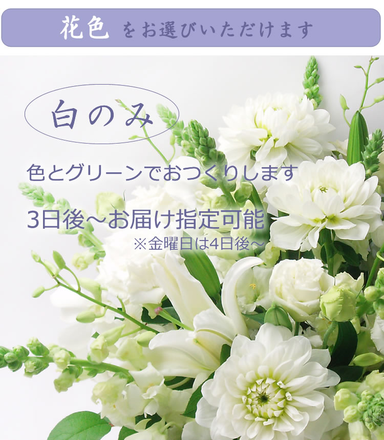 新盆 法事 初七日 仏花 一周忌 お盆 ギフト 一周忌 三回忌 仏花 供花 フォーネラル 四十九日法要 お盆 お供え 供花 フラワーアレンジメント 初七 日 お供え 新盆 お悔やみ 仏事 お供えの花 花 初七日 故人を偲んで 三回忌 ご葬儀 新盆 法事 初七日 仏花 一周忌 お盆 ギフト 一周忌 三回忌 仏花 供花 フォーネラル 四十九日法要 お盆 お供え 供花 フラワーアレンジメント 初七 日 お供え 新盆 お悔やみ 仏事 お供えの花 花 初七日 故人を偲んで 三回忌 ご葬儀