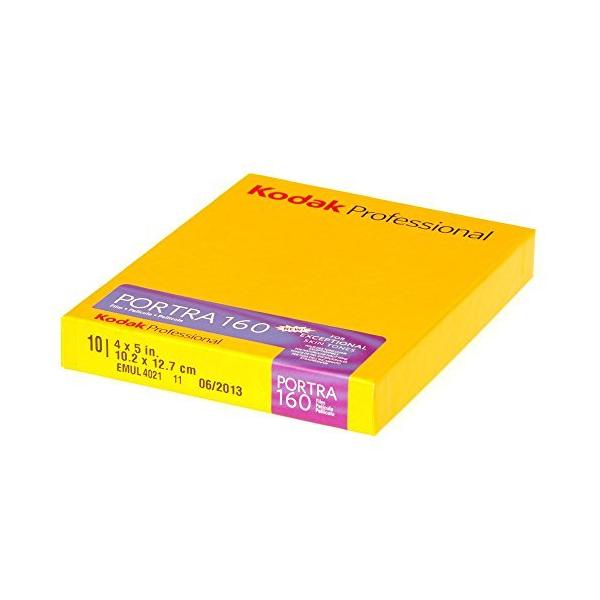 Kodak 色合いネガ写真フィルム ポー虎160 4X5(10枚入り口・入口) 1710516