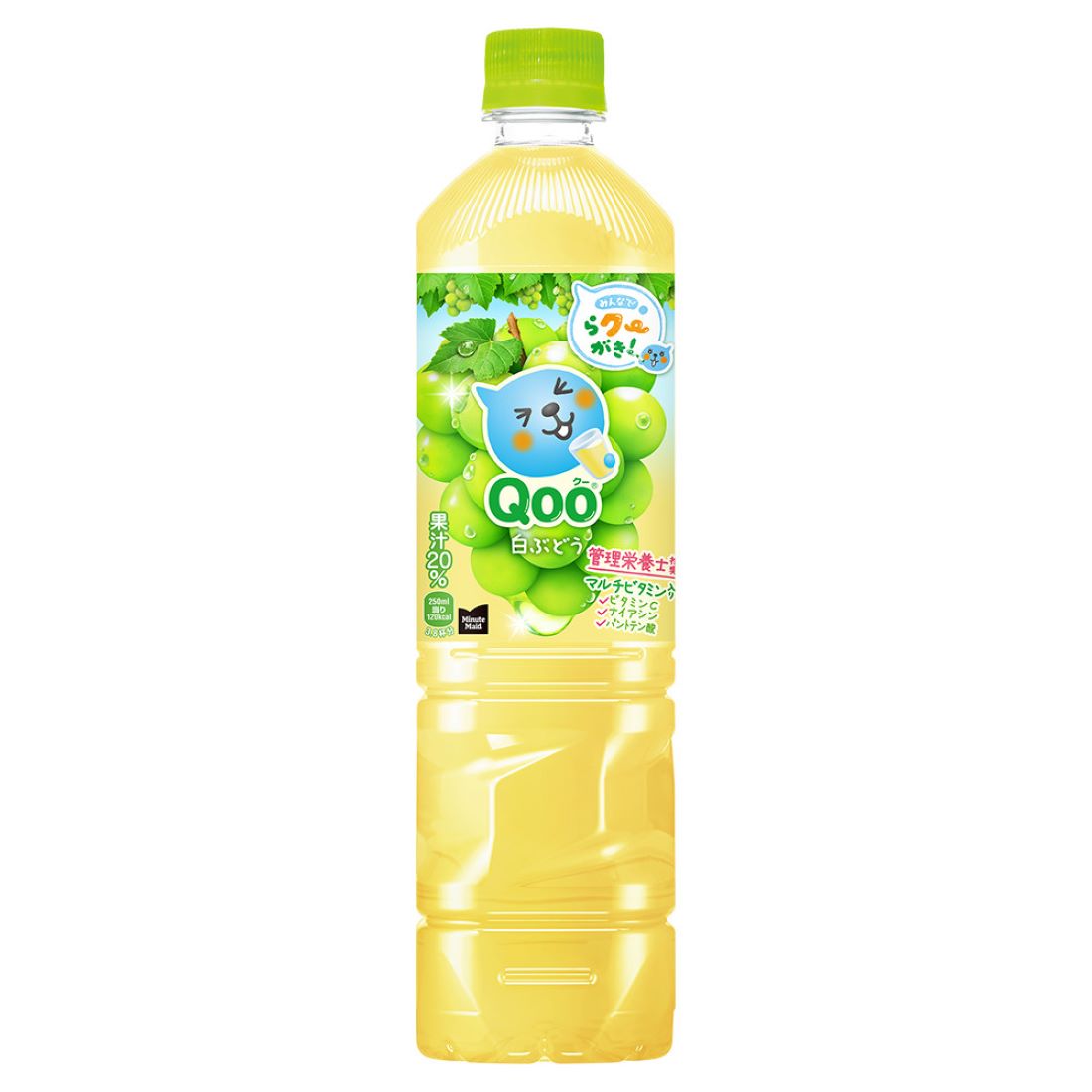 楽天市場】ミニッツメイド クー 白ぶどう PET 425ml×24本 Qoo ジュース
