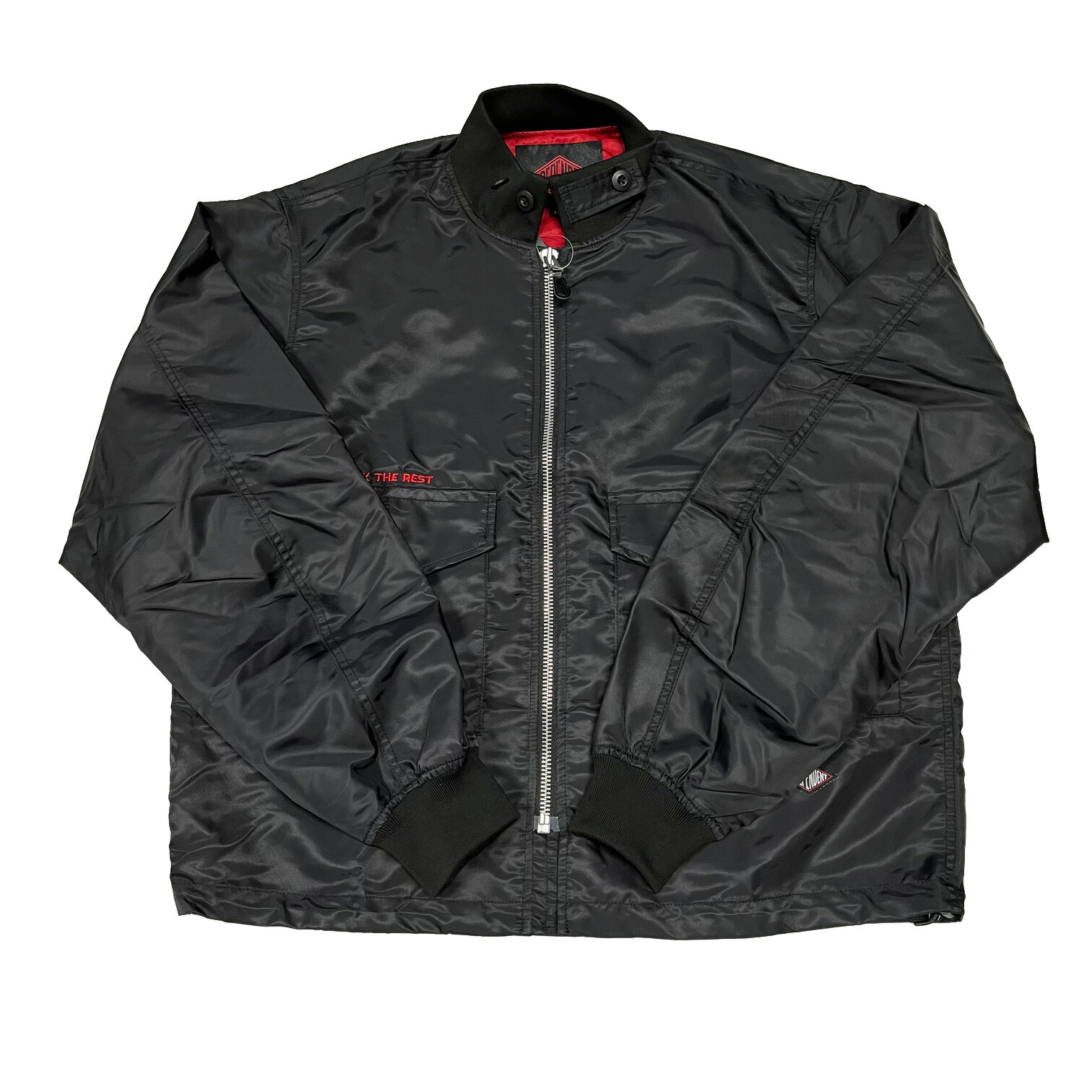 【 INDEPENDENT / SUMMIT G8 JACKET / BLACK 】インディペンデント ジャケット アウター ブルゾン フライトジャケット ナイロン ブラック 黒 スケートボード｜OHCA clothing　店
