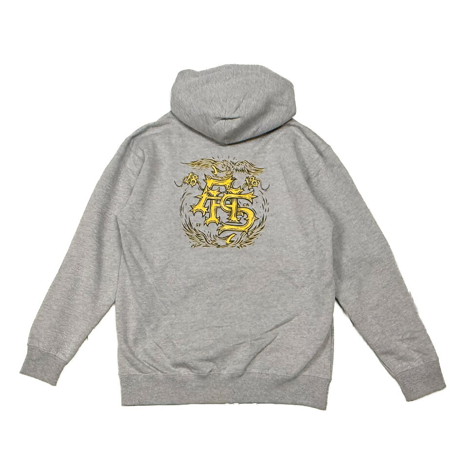 【 ANTI HERO / CUSTOMS HOODIE / HEATHER GRAY 】 アンタイヒーロー アンチヒーロー スウェット パーカー フーディ ヘザー グレー 灰 スケボー スケートボード｜OHCA clothing　店