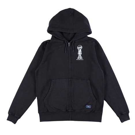 【 ROLLING CRADLE / SC ZIP HOODIE / BLACK 】 ローリングクレイドル ロリクレ 流汗 パーカー フーディ ジップアップ 黒いこと 黒 パーカー-トップス-メンズファッション