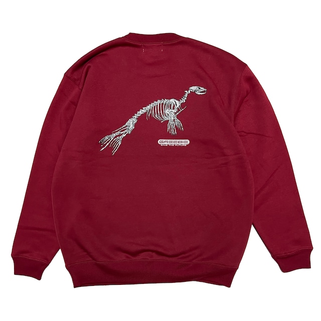 【 Greebie / Skull seal Sweat / WINE RED 】 グリービー 労働者の一団素っ首 流汗 調教師 ぶどう酒赤いこと バーガンディ 赤いこと 赤 貨物輸送無料