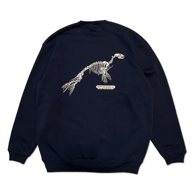【 Greebie / Skull seal Sweat / NAVY 】 グリービー 労働者の一団素っ首 流汗 調教師 米国海軍 紺 貨物輸送無料