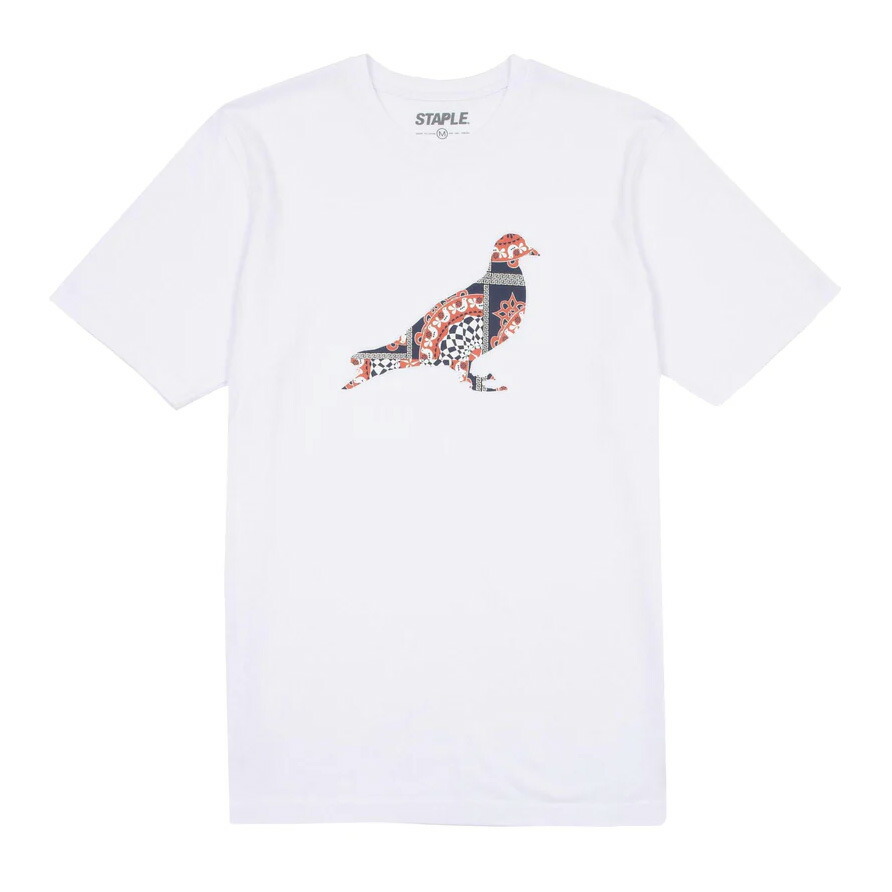 【楽天市場】【 STAPLE / PIGEON LOGO TEE / WHITE × NAVY 】 ステイプル ピジョン Tシャツ 半袖