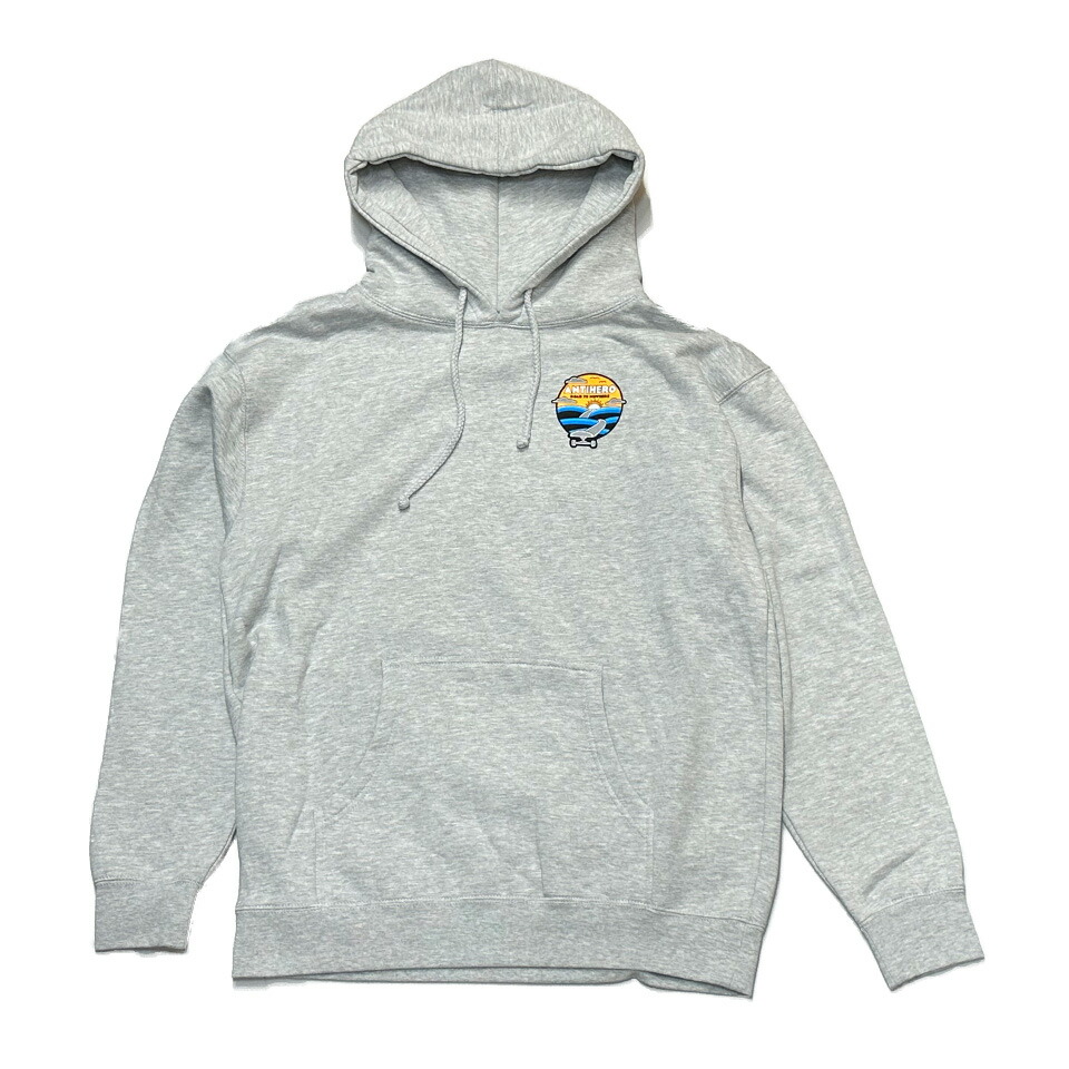【 ANTI HERO / ROAD TO NOWHERE HOODIE / HEATHER GRAY 】 アンタイヒーロー アンチヒーロー スウェット パーカー フーディ ヘザー グレー 灰 スケートボード スケボー 送料無料｜OHCA clothing　店