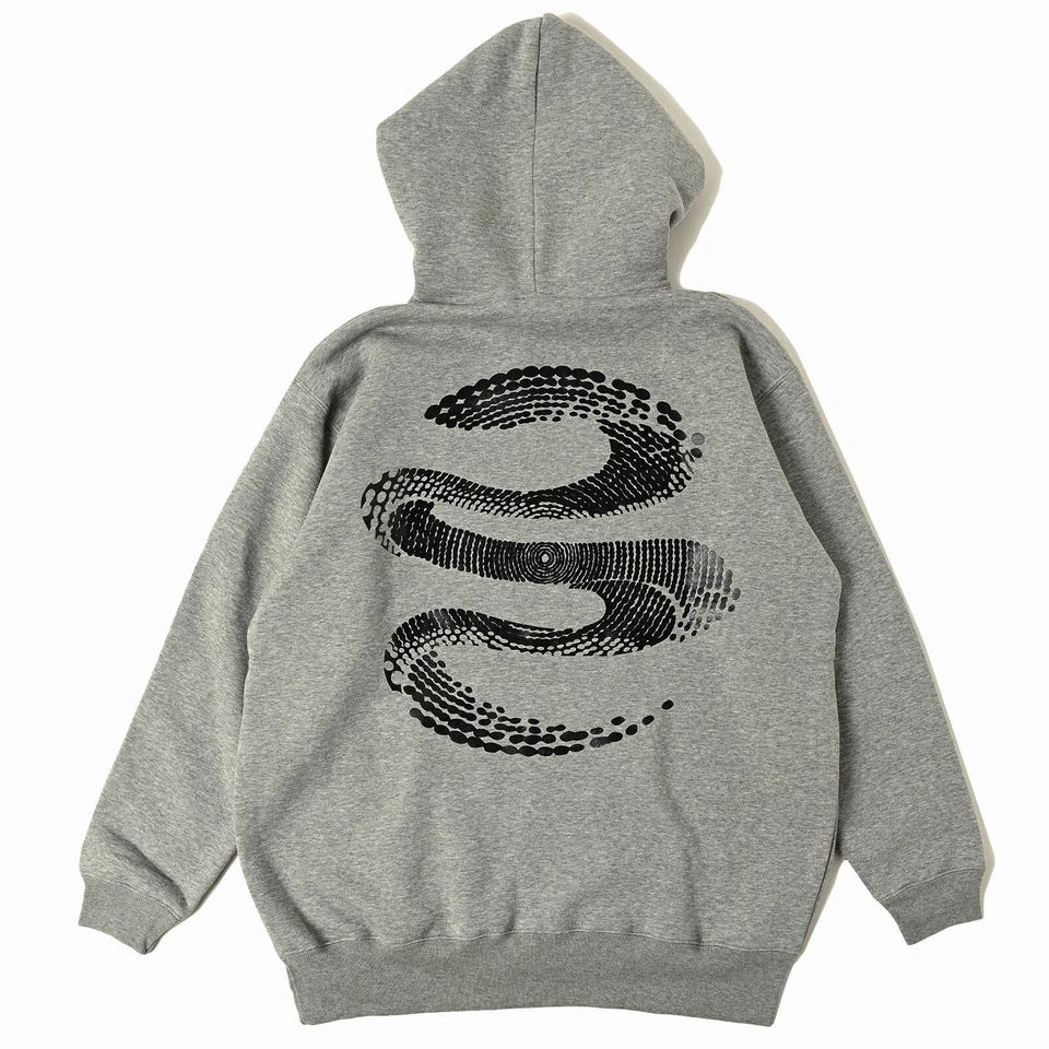 【 STRUSH / HABU HOOD / HEATHER GRAY 】 ストラッシュ パーカー フーディ スウェット スケボー スケートボード ヘザー グレー 送料無料｜OHCA clothing　店