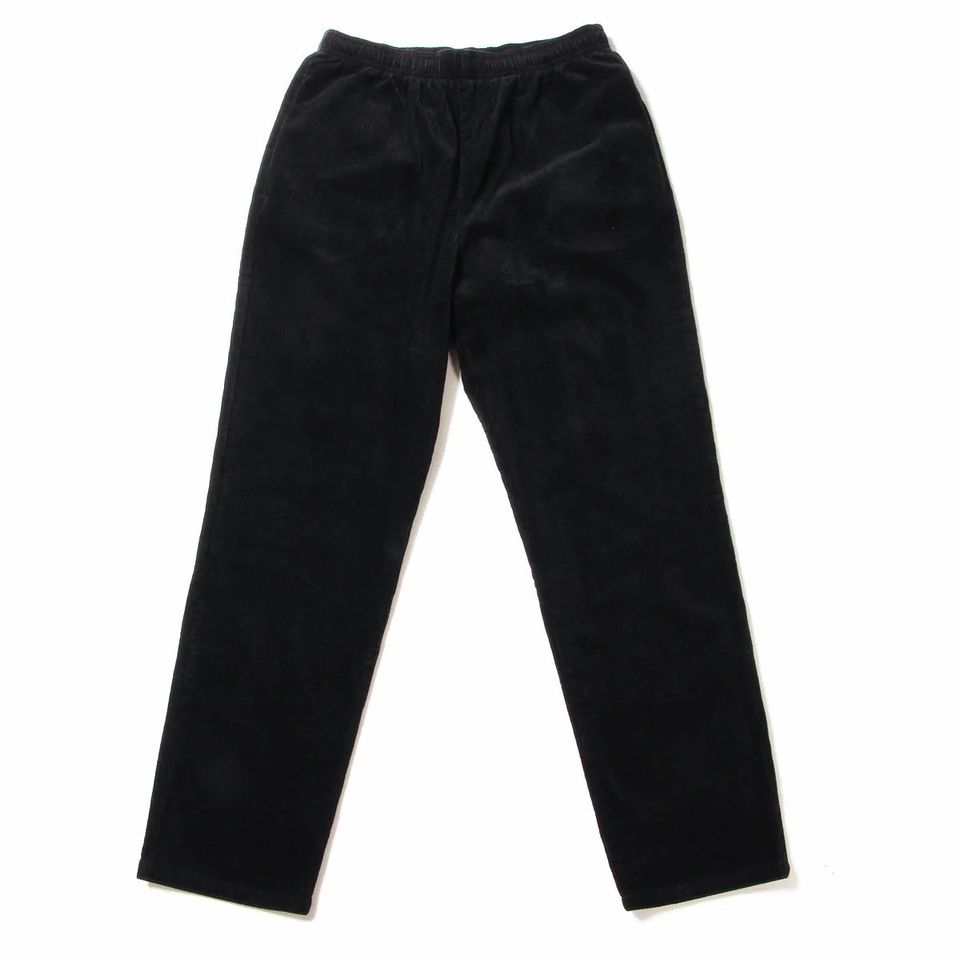 【 TOY MACHINE / STRETCH CORDUROY SKATE PANTS / BLACK 】 トイマシーン パンツ コーデュロイ ストレッチ ブラック 黒｜OHCA clothing　店