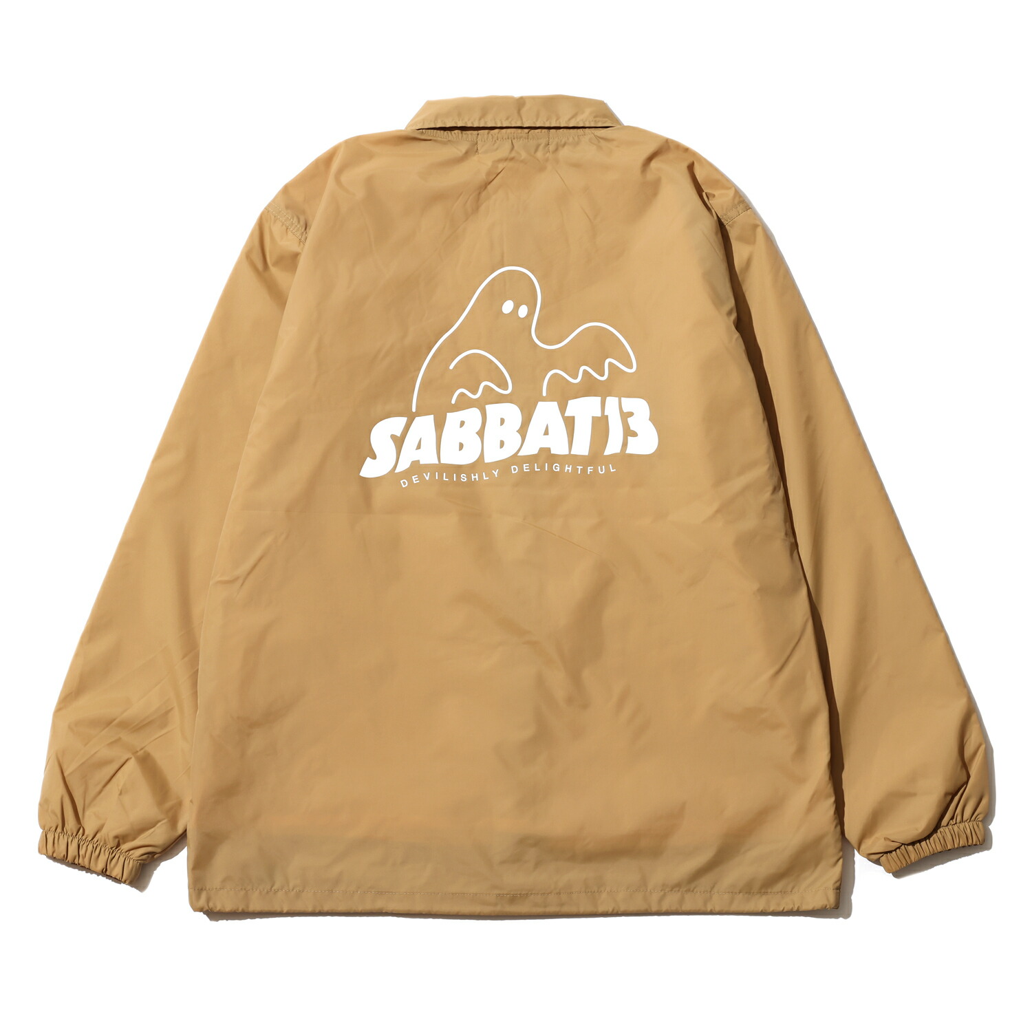【 SABBAT13 / SPOOK LOGO COACH JKT / COYOTE 】 サバトサーティーン サバト13 ジャケット コーチジャケット ベージュ|OHCA clothing 店