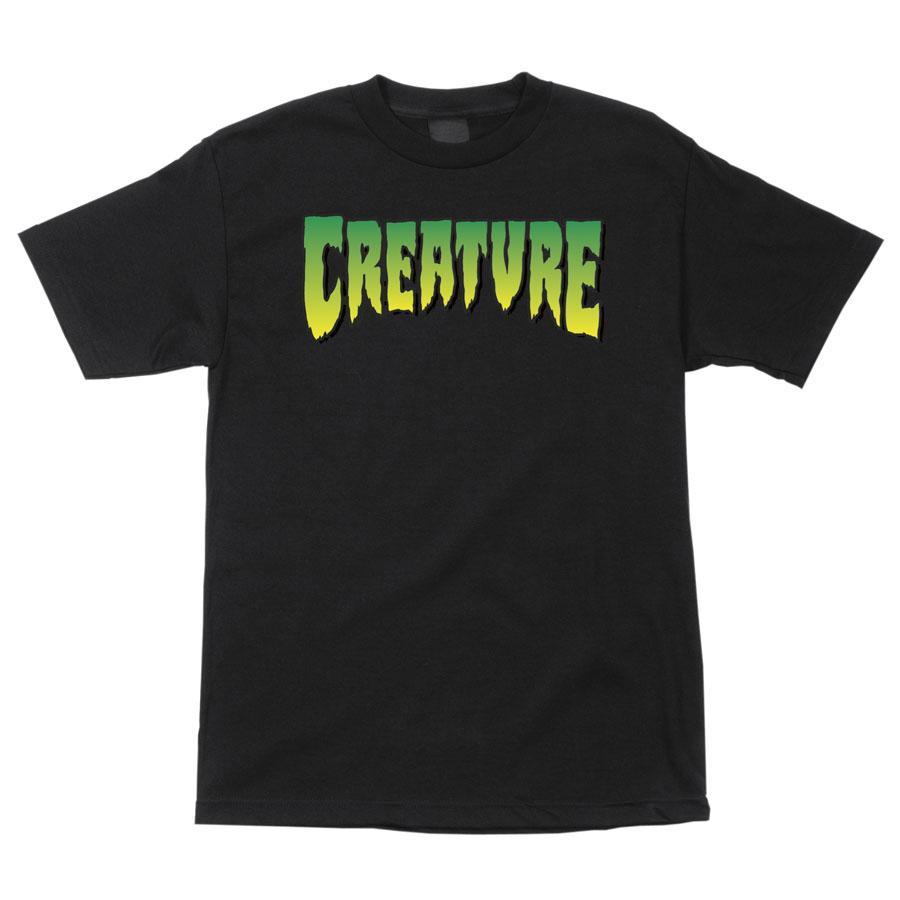 希少】CREATURE クリーチャースカルTシャツ NHS黒タグ サンフェード！ 希少】CREATURE クリーチャースカルTシャツ NHS黒タグ サン