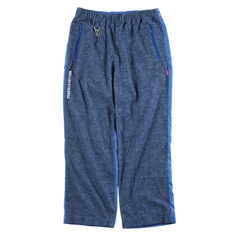 【 ROLLING CRADLE / 2TONE EASY PANTS / INDIGO-BLUE 】ローリングクレイドル ロリクレ シャンブレー ズボン下 rolling cradle イージーパンツメンズ 表どおり系 メンズイージーパンツ 前後 うつり変わり メンズ ブランド名 表どおりズボン下 綿100 綿織物ズボン下 バイ色つや