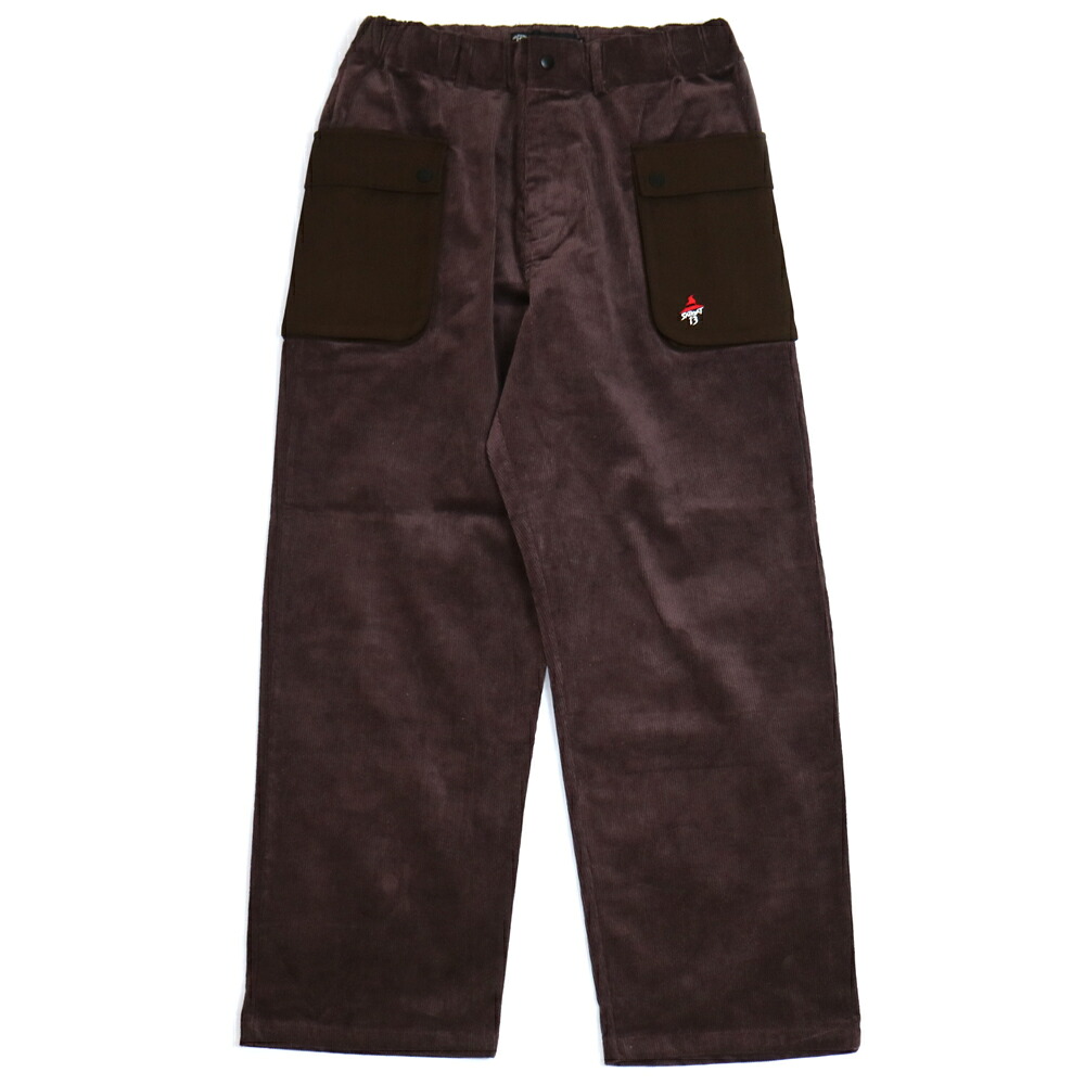 【 SABBAT13 / WITCH HAT CARGO PANTS / BROWN 】 サバトサーティーン サバト13 パンツ カーゴパンツ コーデュロイ ストレッチ ビッグポケット ブラウン 茶コーデュロイカーゴパンツ メンズカーゴパンツ メンズブランドパンツ ストレッチカーゴパンツ ストリート系|OHCA clothing 店