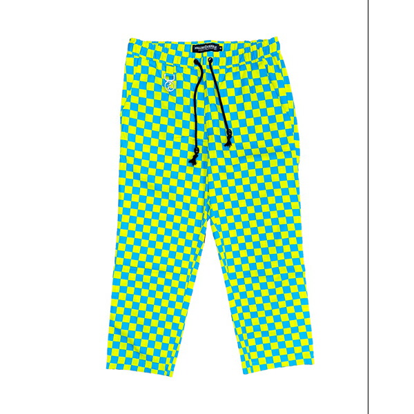 楽天市場】【ROLLING CRADLE / RC CHECKER WIDE PANTS / ORANGE×BLACK