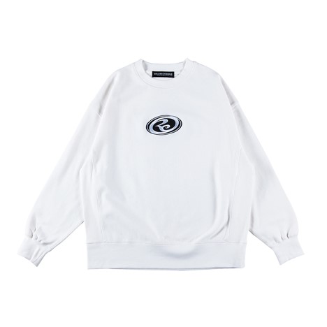 【 ROLLING CRADLE / LOGO CREWNECK / WHITE 】ローリングクレイドル ロリクレ 流汗 調教師 労働者の一団素っ首 白いこと 白
