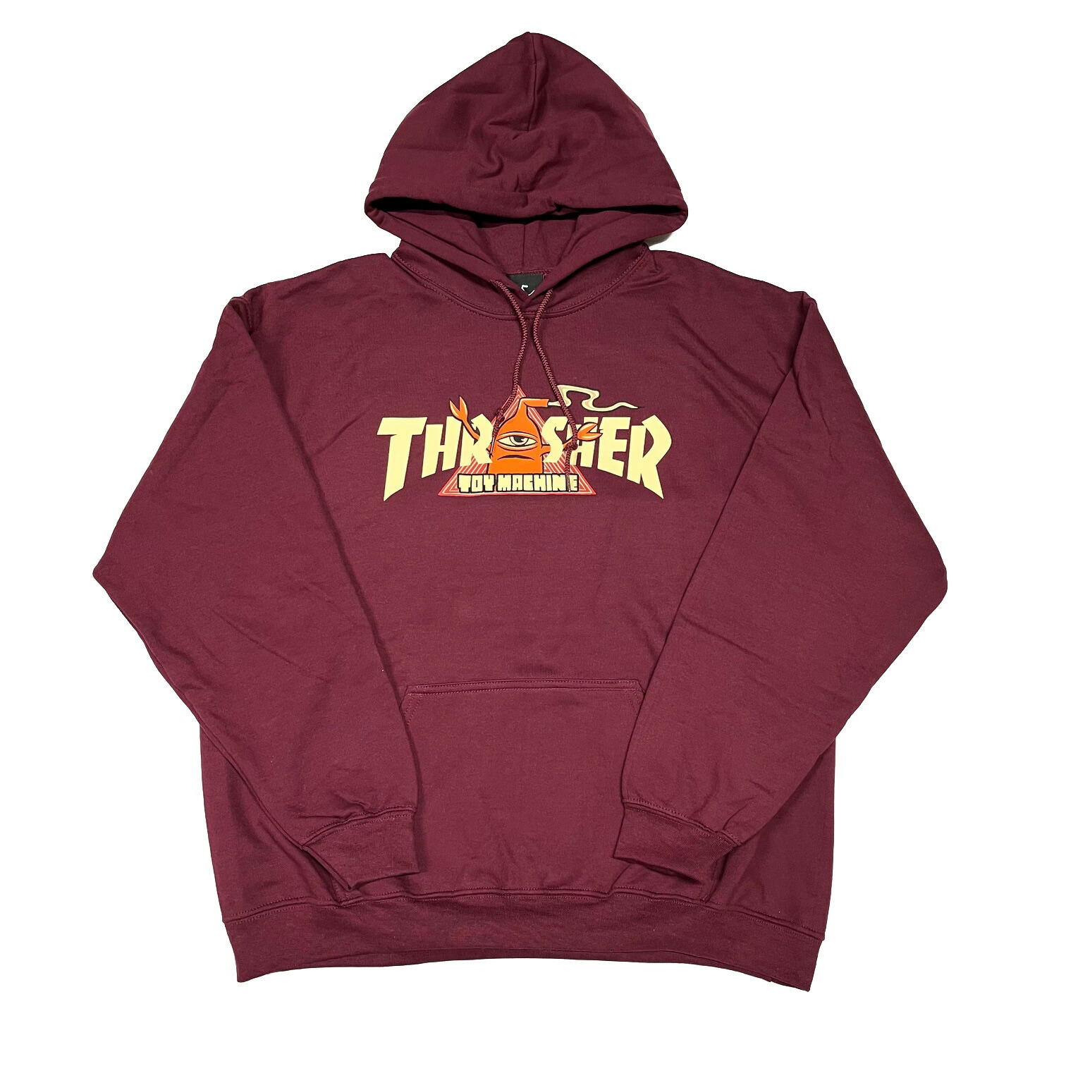 楽天市場】【 THRASHER / MAG LOGO HOODIE / BURGUNDY 】 スラッシャー