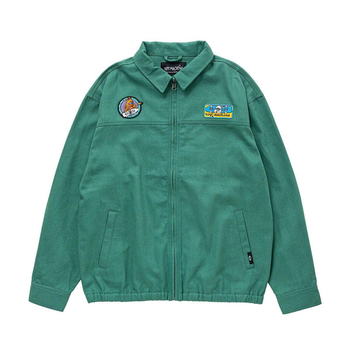楽天市場】【TOY MACHINE / Hirotton monster bomber jacket / OLIVE