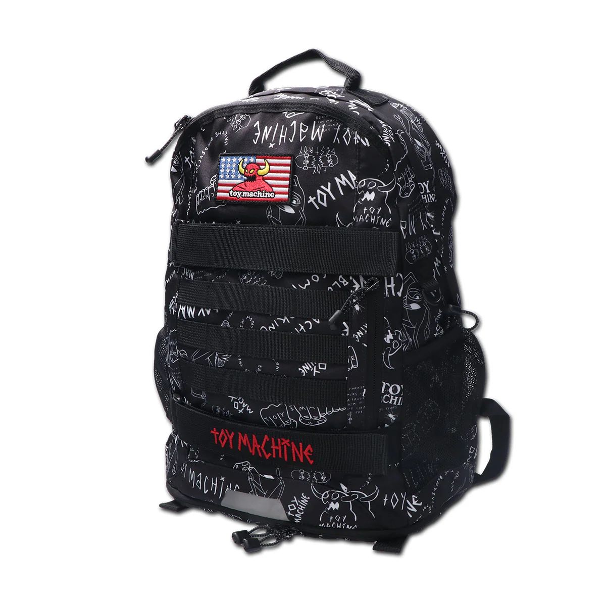 トイマシーン TMSK8ER バックパック toymachine リュック 楽天市場】【 TOY MACHINE / TM SK8ER BACKPACK / L . BROWN
