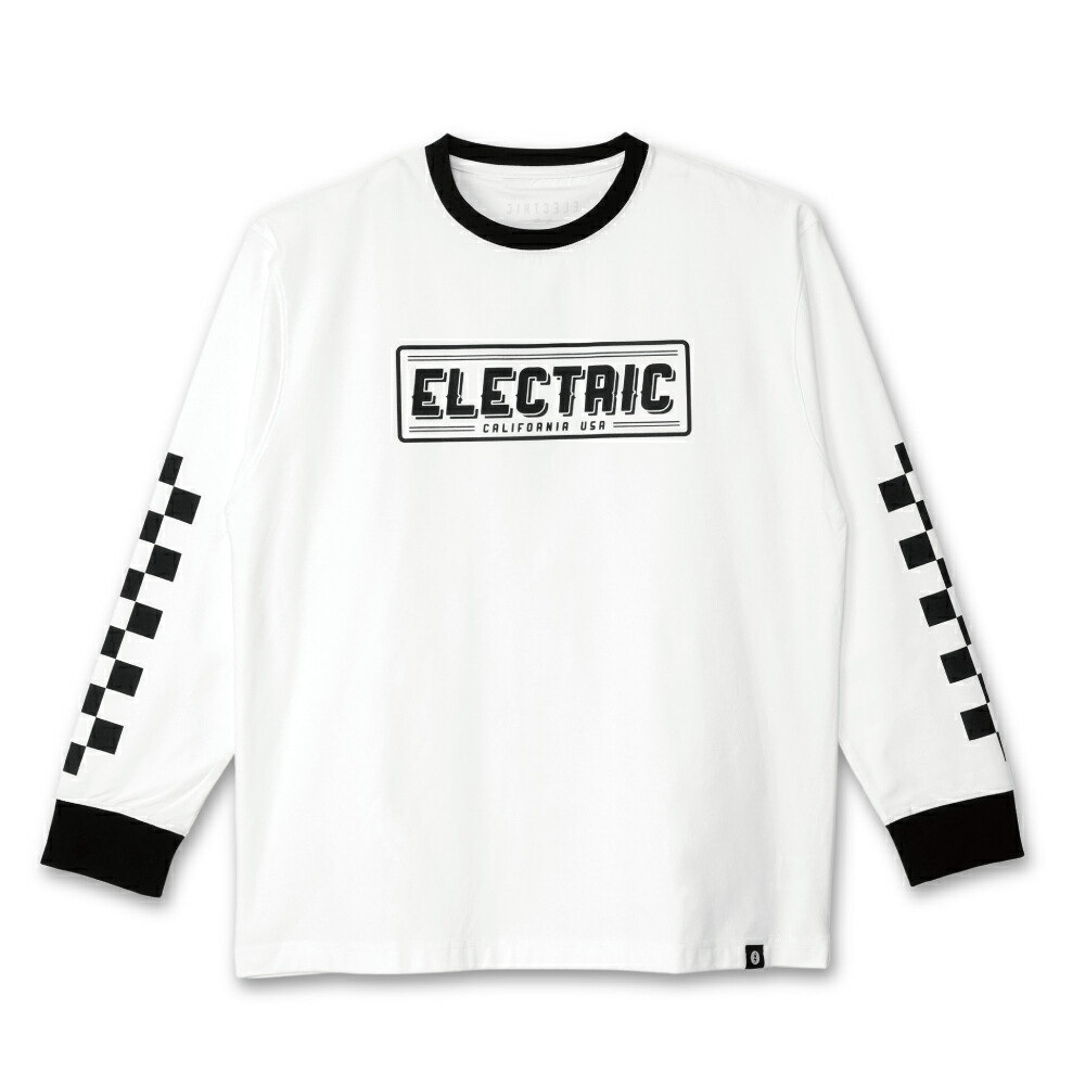 ELECTRIC エレクトリック チェッカーL/SドライTEE Lサイズ　BLK ELECTRIC エレクトリック チェッカーL/SドライTEE Lサイズ BLK