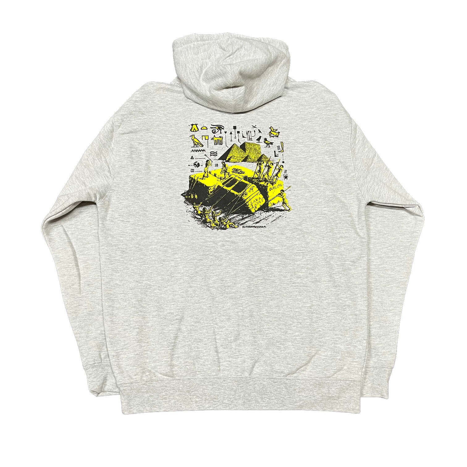 【 ANTI HERO / ANTI-HIERO ZIP UP HOODIE / GRAY HEATHER 】 アンタイヒーロー アンチヒーロー スウェット パーカー フーディ ジップアップ グレー 灰 スケートボード