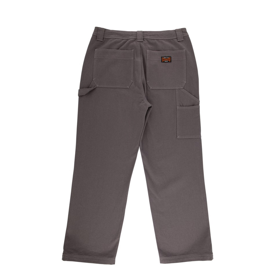 【 INDEPENDENT / BUILT TO GRIND UTILITY PANTS / PEWTER 】 インディペンデント インディ ワーク パンツ ペインターパンツ キャンバス ピューター グレー スケートボード｜OHCA clothing　店