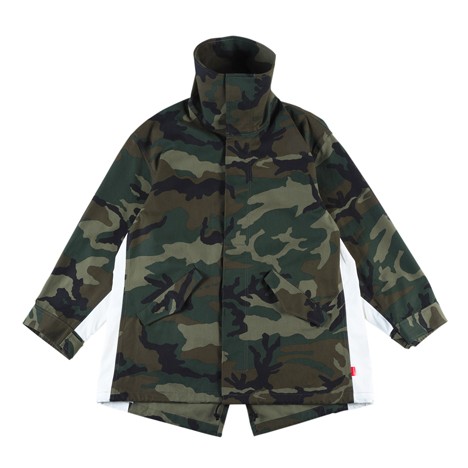 【 ROLLING CRADLE / PURITY COAT / CAMO 】ローリングクレイドル ロリクレ コート ジャケット カモフラージュ 迷彩 ハイネック