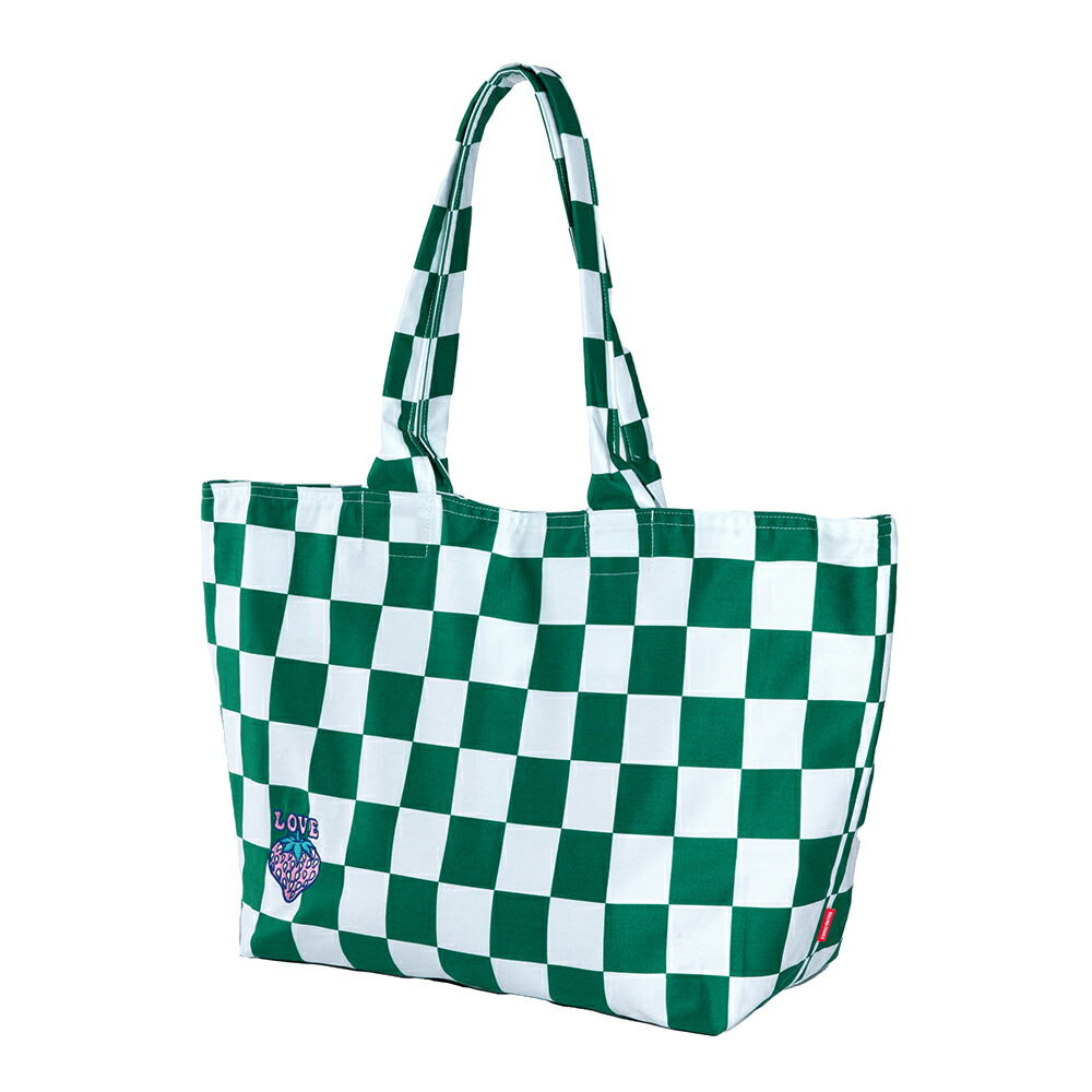 【楽天市場】【 ROLLING CRADLE / CHECKER TOTE / GREEN 】 ローリングクレイドル ロリクレ トートバッグ