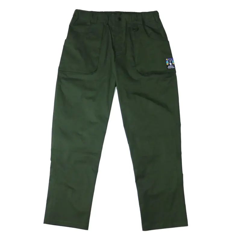 【 SABBAT13 / OUT GRAVE CLIMBING PANTS / ARMY GREEN 】 サバトサーティーン サバト13 サバト ズボン下 クライミングズボン下 伸ばすこと ビッグ衣嚢 テーパード アーミーグリーン 緑であること カーキ 緑 貨物輸送無料