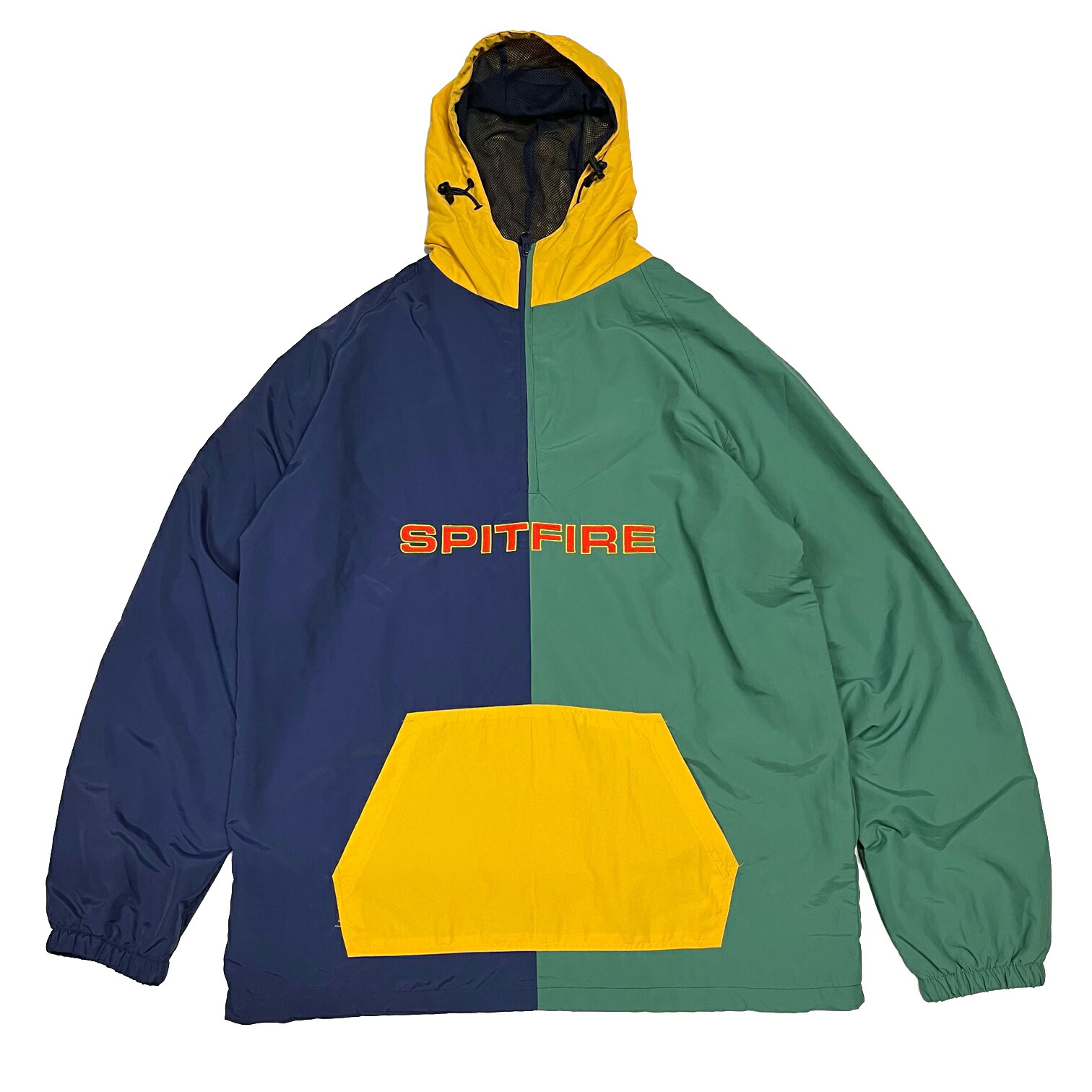 【 SPITFIRE / CLASSIC \u002787 POP OVER JACKET / MULTI 】スピットファイア スピットファイヤー ナイロン上衣 パーカ バイ色つや ナイロン パーカパーカー メンズメンズナイロンジャケット アノラックパーカーメンズ ブランド名メンズ アウター パーカー