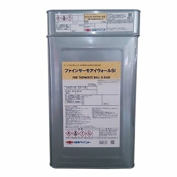 ファインサーモアイウォールSi 中ペンキ塗り  15kg(約107～125平米/1回ペンキ塗り) 日本絵の具/サーモアイウォールシリーズ/外壁遮熱絵の具