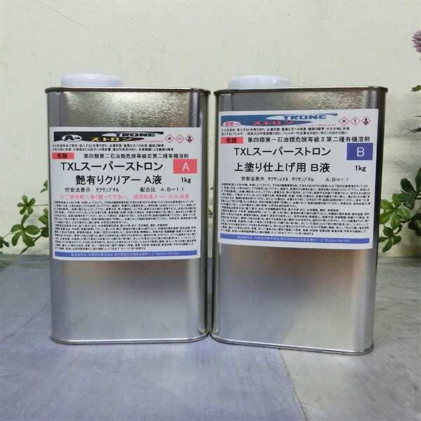 楽天市場】ストロンTXL2800クリアー 3kgセット(A液2kg・B液1kg ...