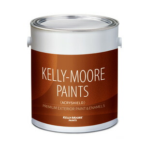 アクリシールド 置き目一こま(2分艶) 0.94L(約4平米/2回ペンキ塗り)  ケリーモアペイント/Kelly-moore-Paints/室内装飾絵の具/アクリル樹脂/ケリーモア/エンバイロコート