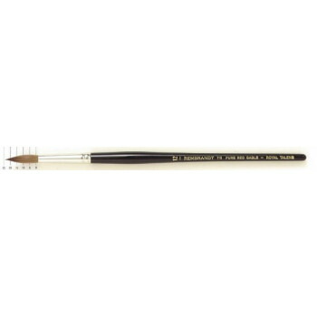 REMBRANDT　レンブラント水彩画筆110　ピュアレッドセーブル/ラウンド　T909-110-12(12号)　494927 【代引き・同梱不可】