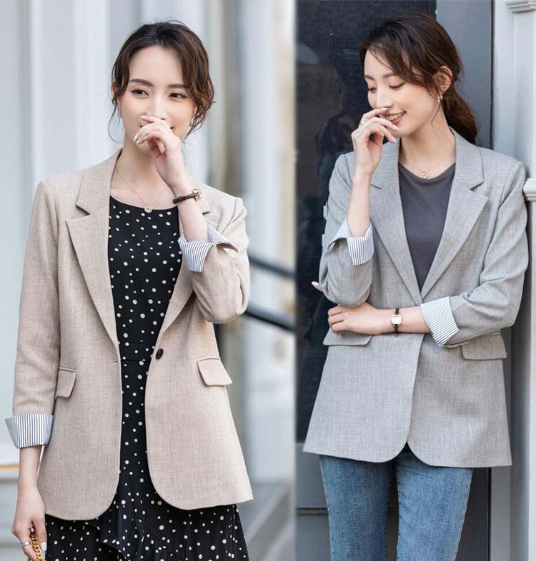 レディースジャケット テーラードジャケット ゆったり Ol 韓国風 ジャケット レディース スーツ 女性 サマージャケット 通勤