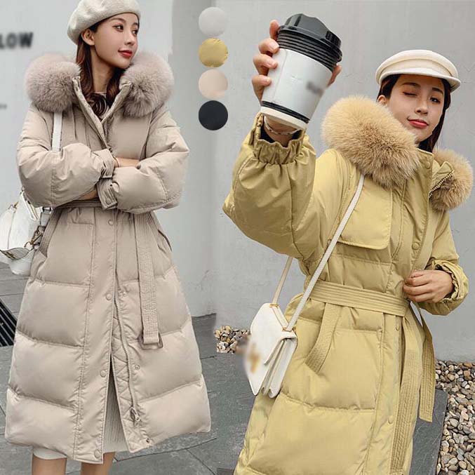 楽天市場】【送料無料】韓国風 ダウンコート 中綿ジャケット フード