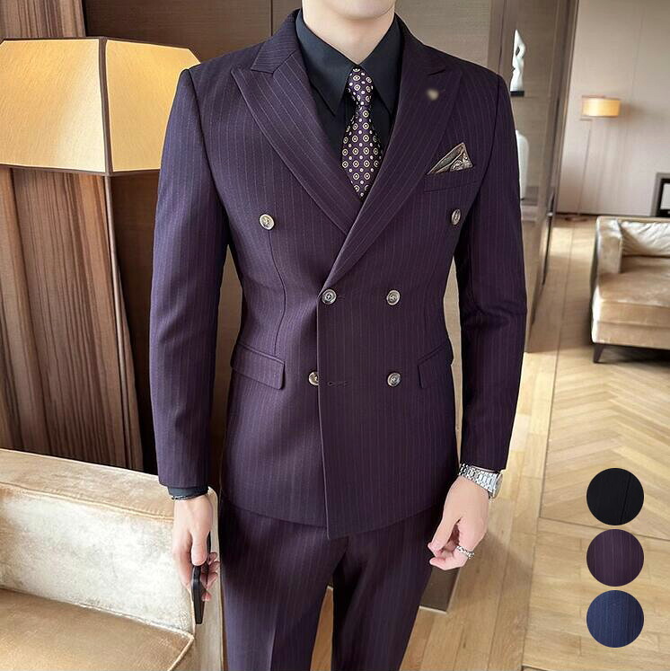 【送料無料】結婚式スーツ 3ピーススーツ メンズ 紳士服 ジャケット+パンツ+ベスト スリムスーツ カジュアル 上下セット ビジネス スリーピース スーツ フォーマルスーツ 二次会 披露宴 パーティー 通勤 出張 礼服 スーツセット 花息子 父の日 プレゼント イギリス風｜おひさま 8,445円